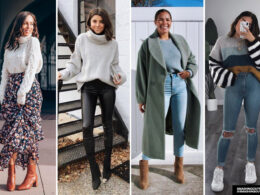 Warm Sweater Outfits For Winter